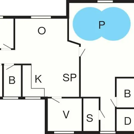 Holiday home 8 Person In Rsted Kare