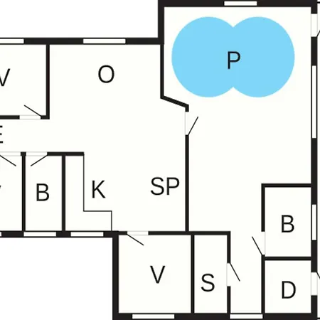 8 Person In Orsted Casa de Férias *
